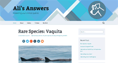 Desktop Screenshot of alisanswers.com